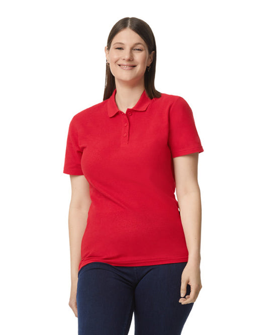 Women's Medium Red Gildan 64800L 