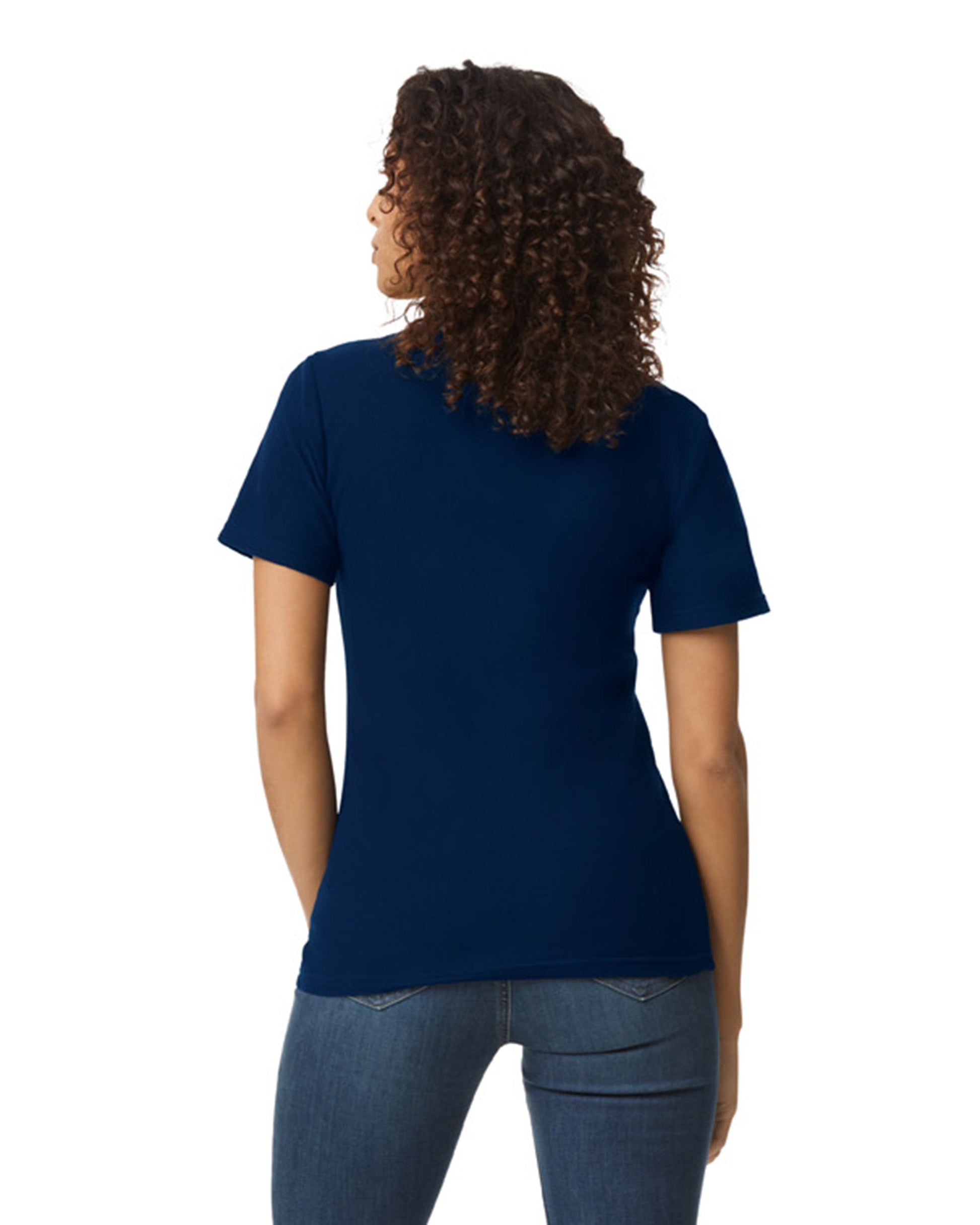 Women's X-Large Navy Gildan 64800L 