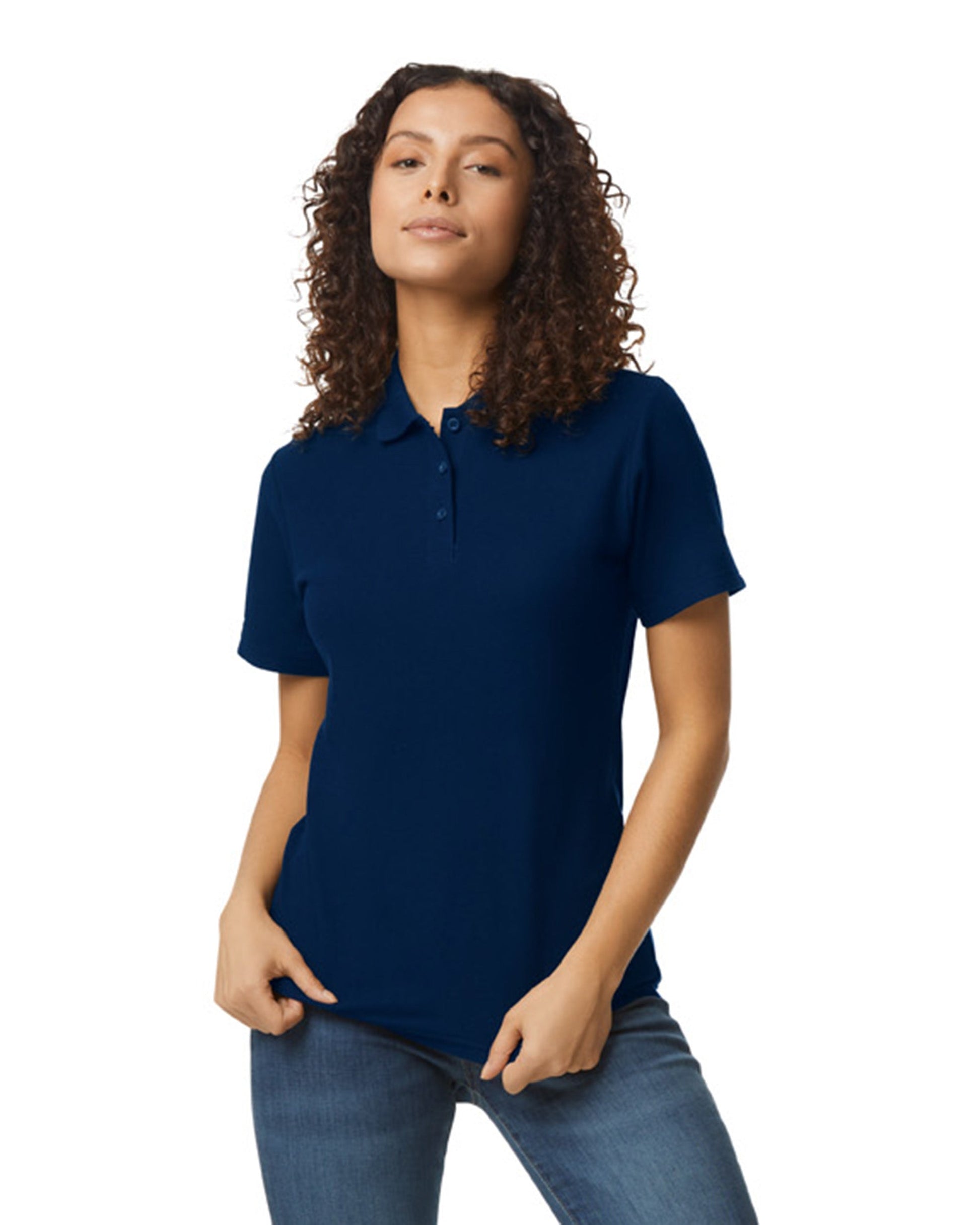 Women's X-Large Navy Gildan 64800L 