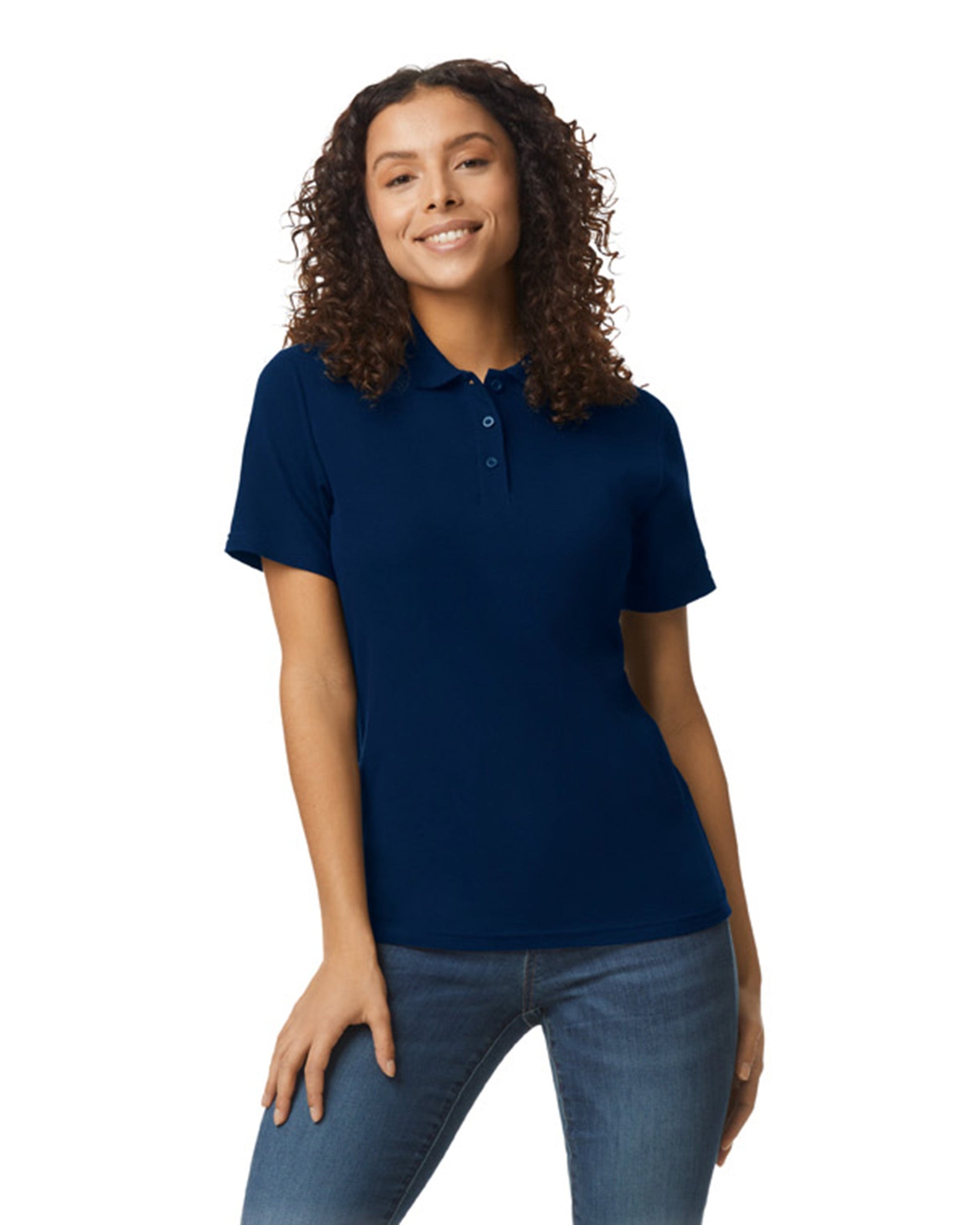 Women's X-Large Navy Gildan 64800L 