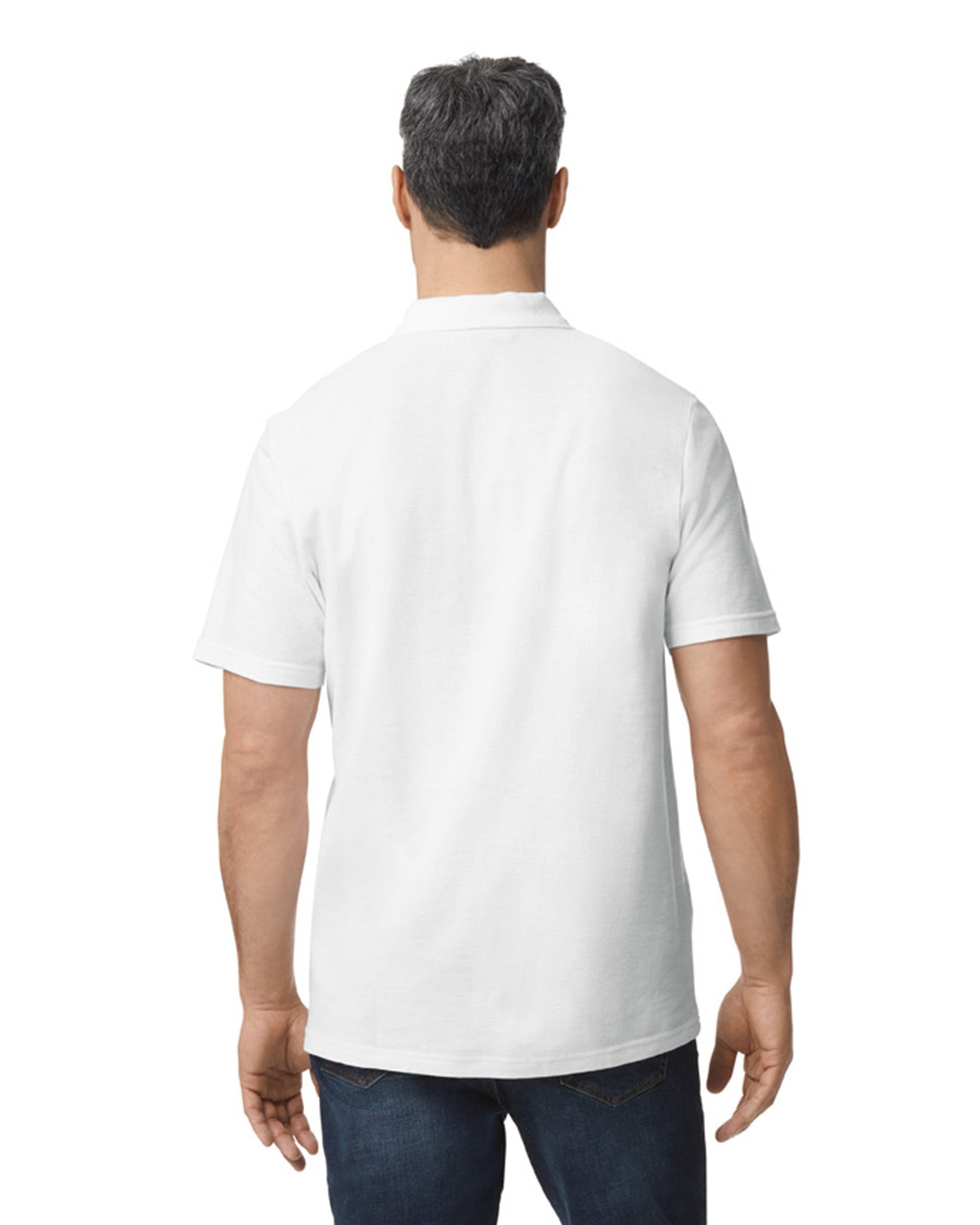 Large White Gildan 64800 