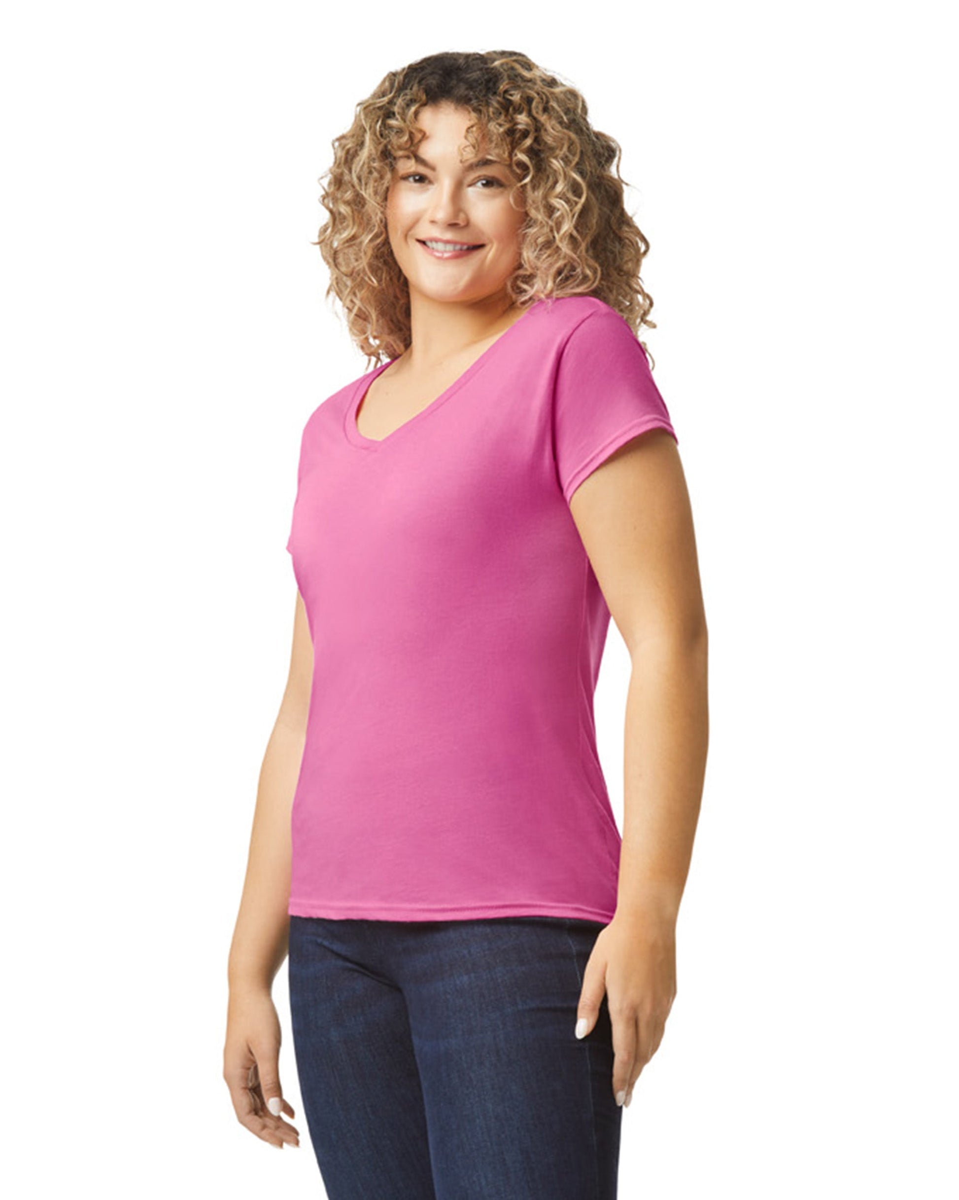 Women's Medium Azalea Gildan 64V00L 