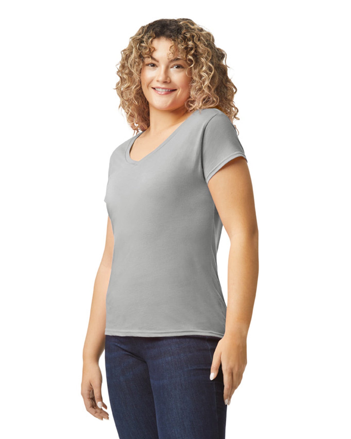 Women's X-Large Rs Sp Grey Gildan 64V00L 