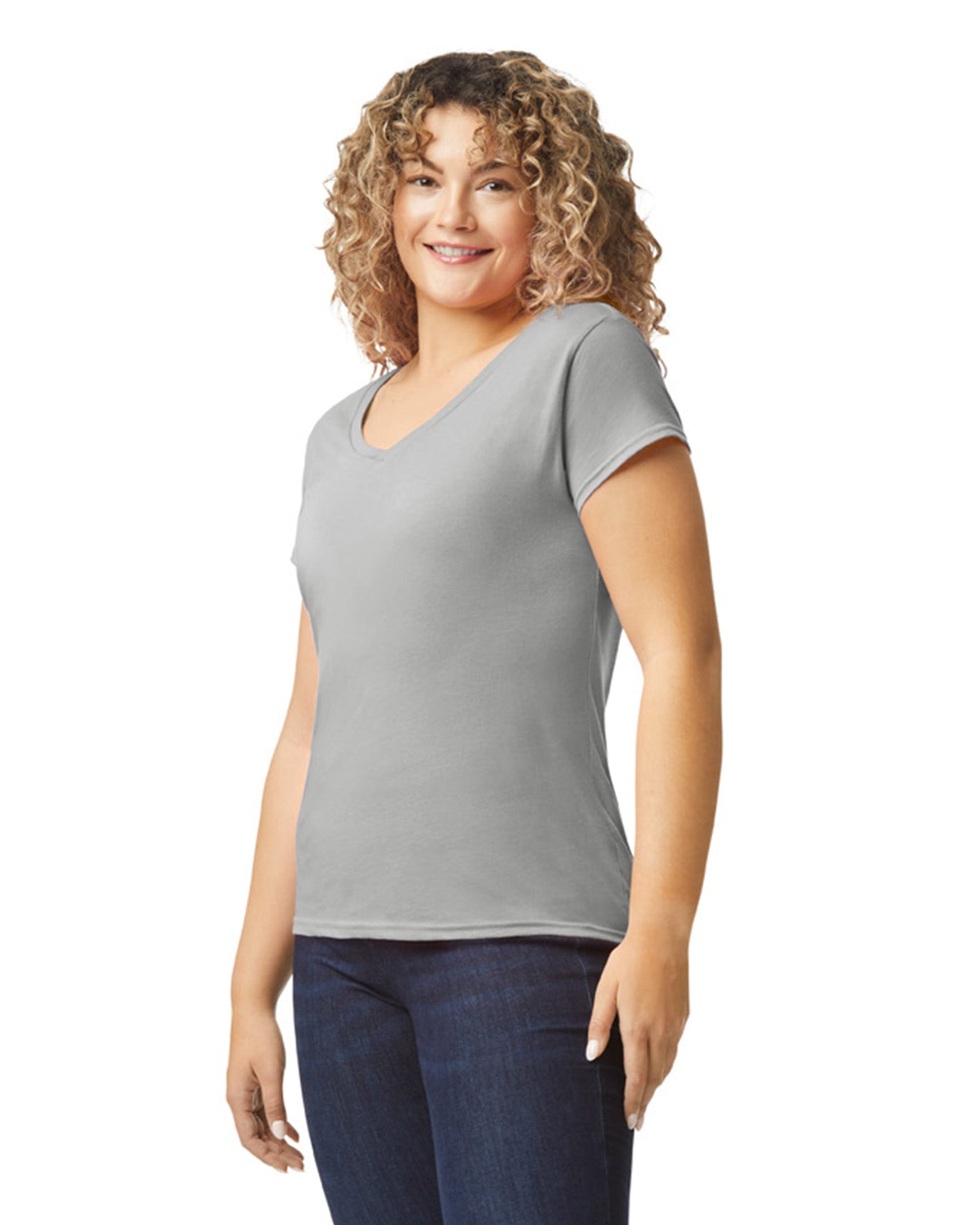 Women's X-Large Rs Sp Grey Gildan 64V00L 