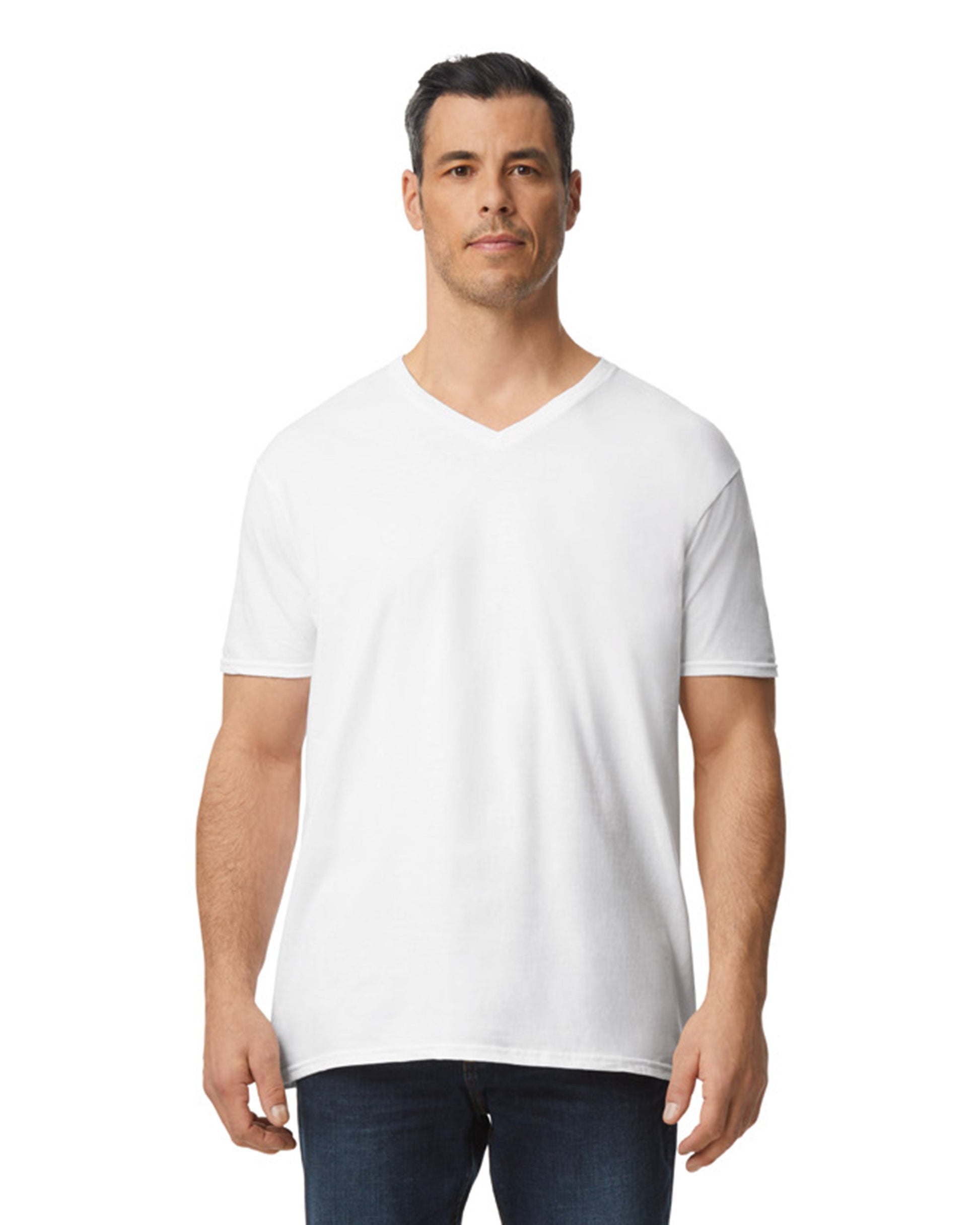 X-Large White Gildan 64V00 