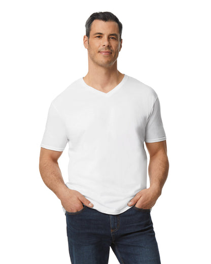 X-Large White Gildan 64V00 