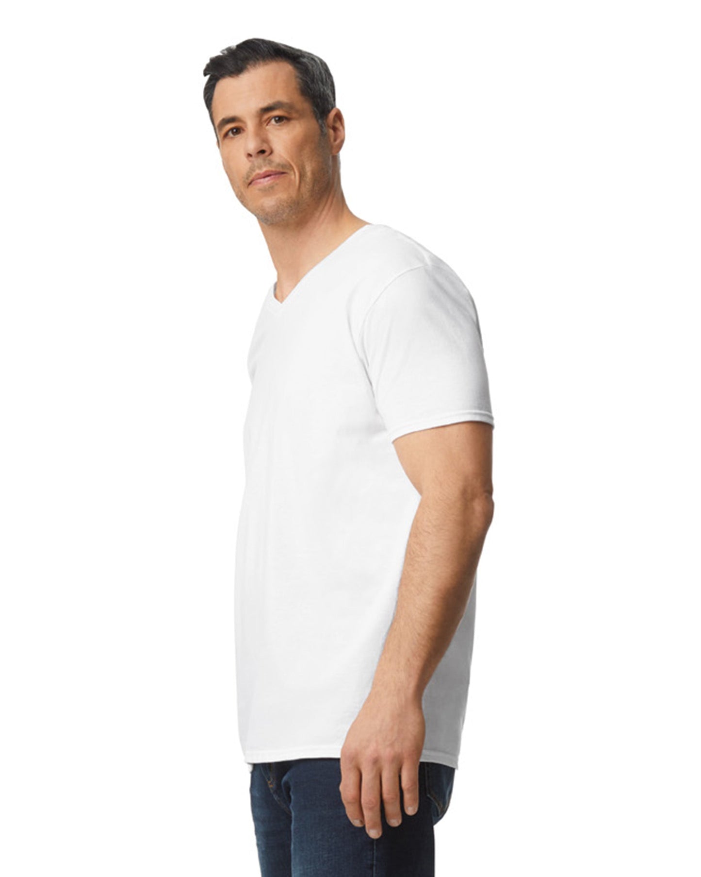 X-Large White Gildan 64V00 