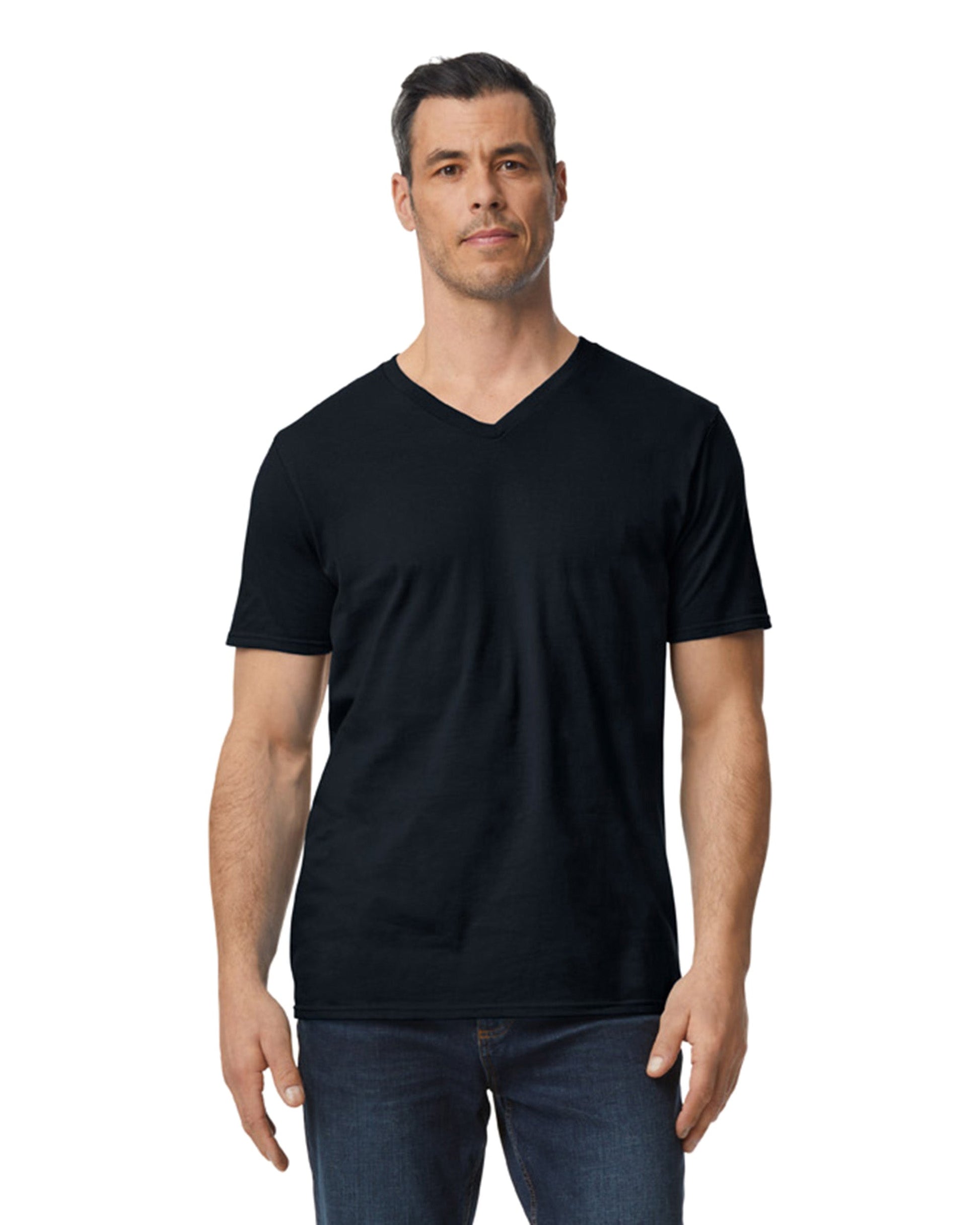 Medium Black Gildan 64V00 