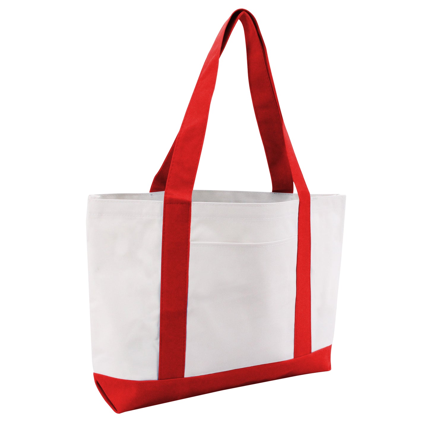 One Size White/Red Liberty Bags 7002 