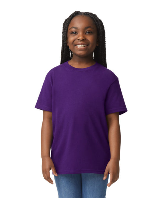 Youth X-Small Purple Gildan 8000B 