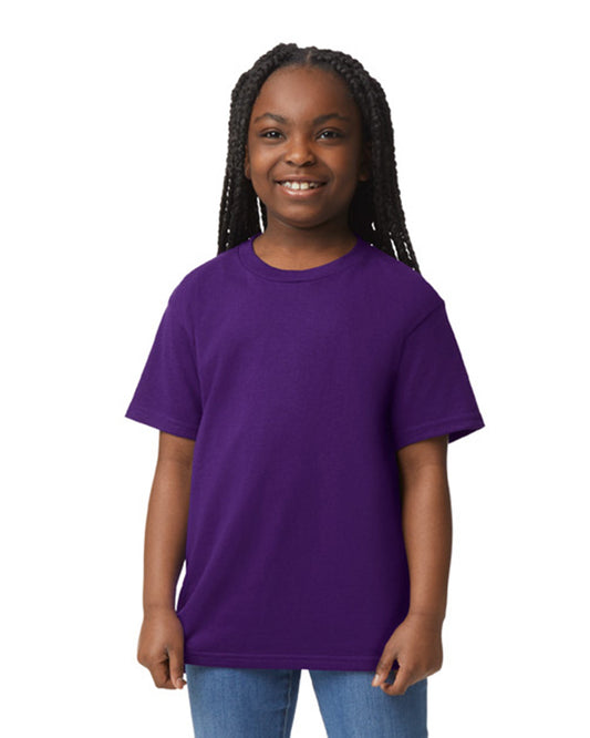 Youth X-Small Purple Gildan 8000B 