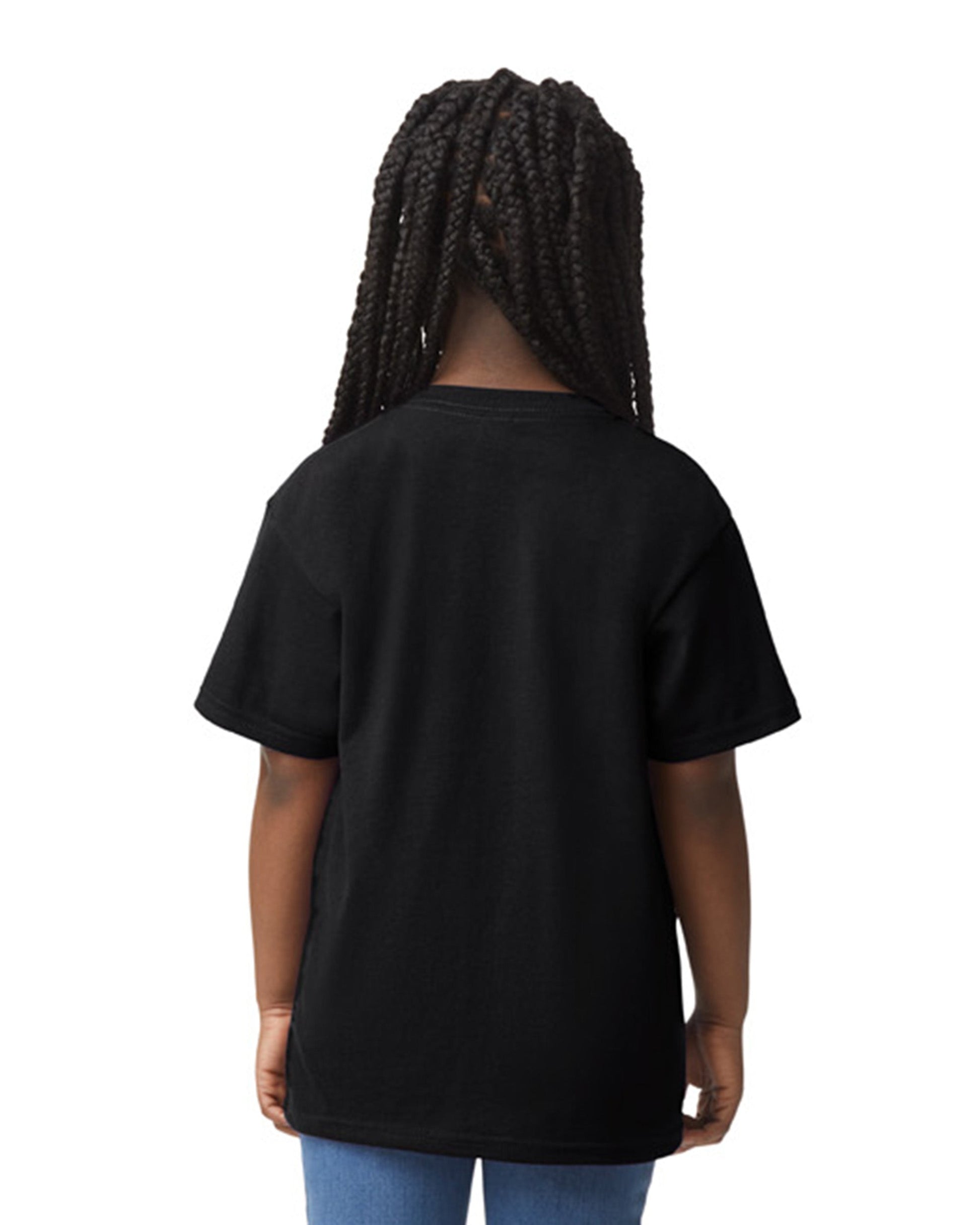 Youth X-Small Black Gildan 8000B 