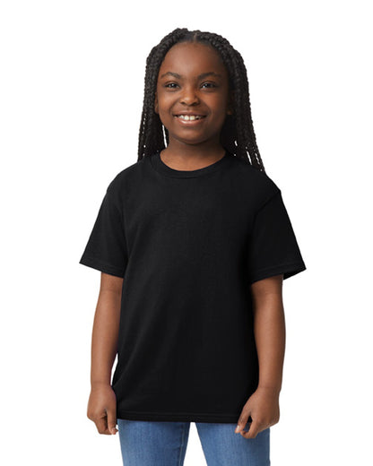 Youth X-Small Black Gildan 8000B 