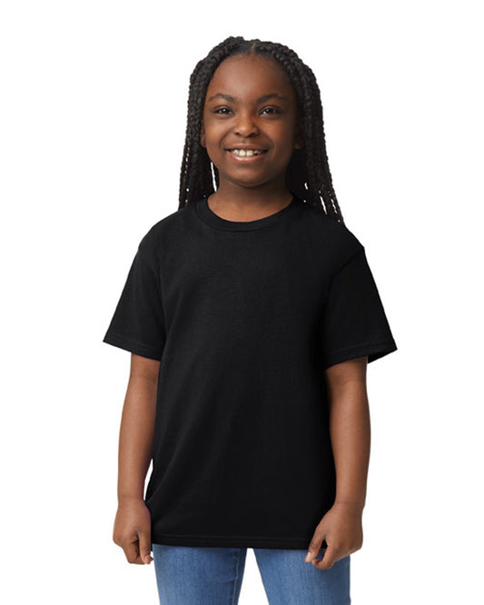 Youth X-Small Black Gildan 8000B 