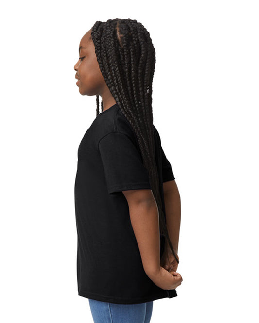 Youth X-Small Black Gildan 8000B 