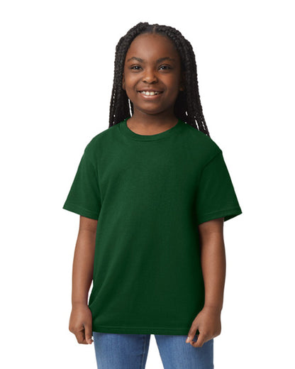 Youth Small Forest Green Gildan 8000B 