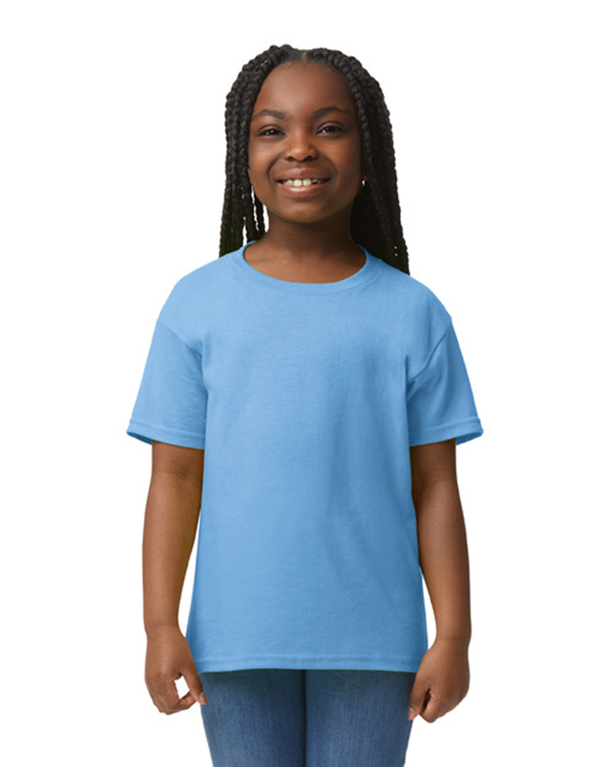 Gildan T-Shirt DryBlend Classic Uomo, (Carolinablue, L