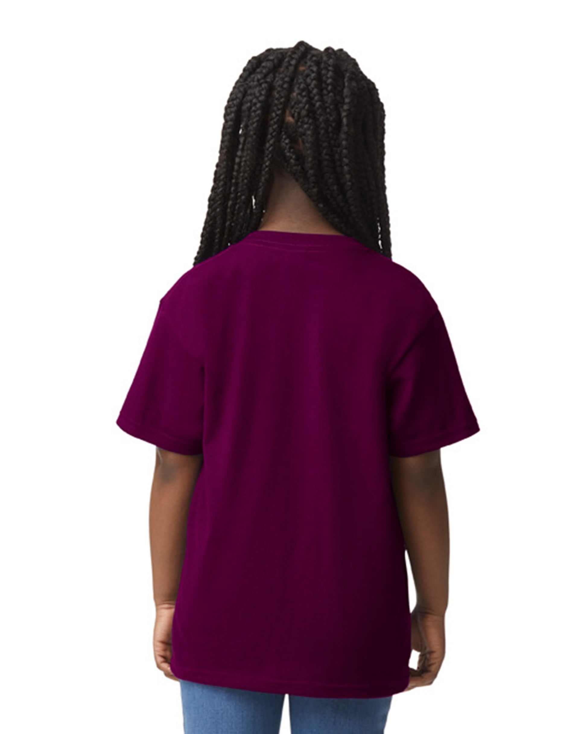 Youth X-Small Maroon Gildan 8000B 