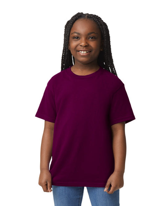Youth X-Small Maroon Gildan 8000B 