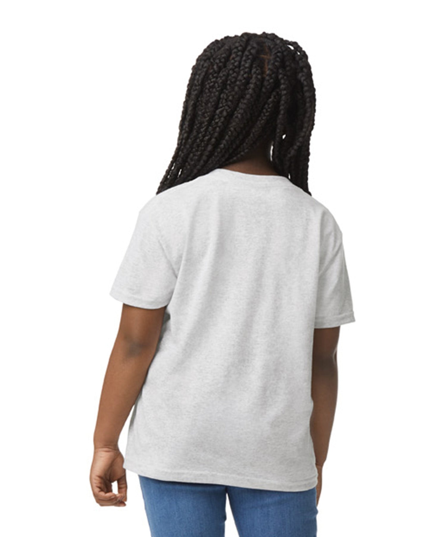 Youth X-Small Ash Grey Gildan 8000B 