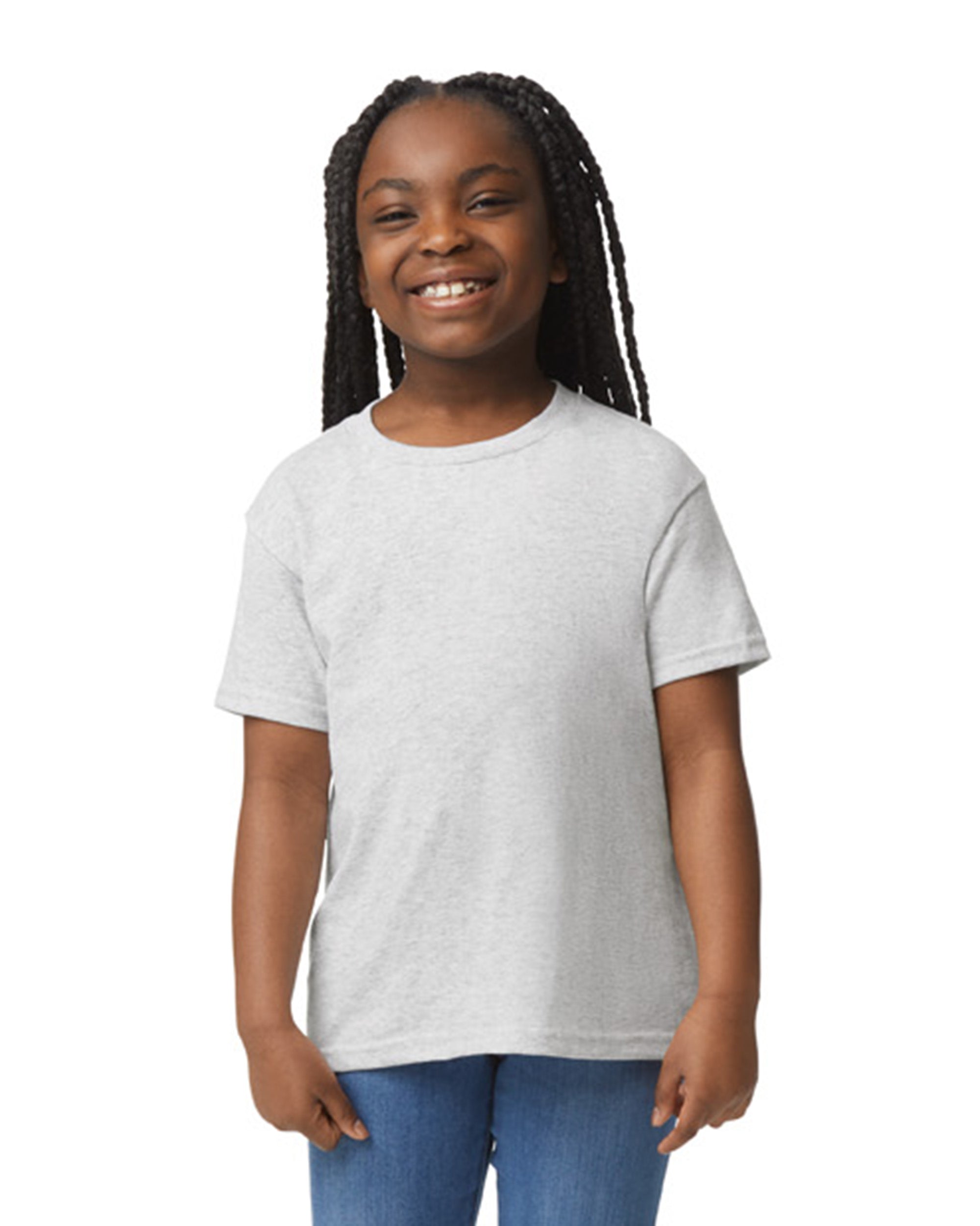 Gildan 8000B DryBlend® Youth T-shirt (Ash Gray) – Wearable Printables