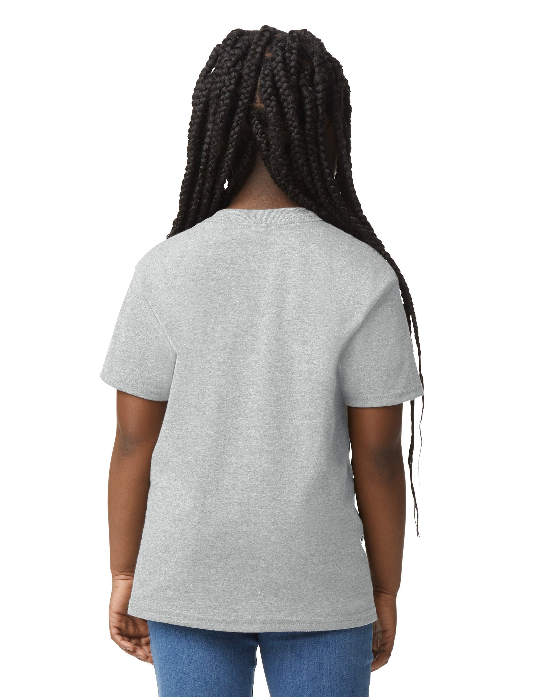 Youth X-Small Sport Gray Gildan 8000B 