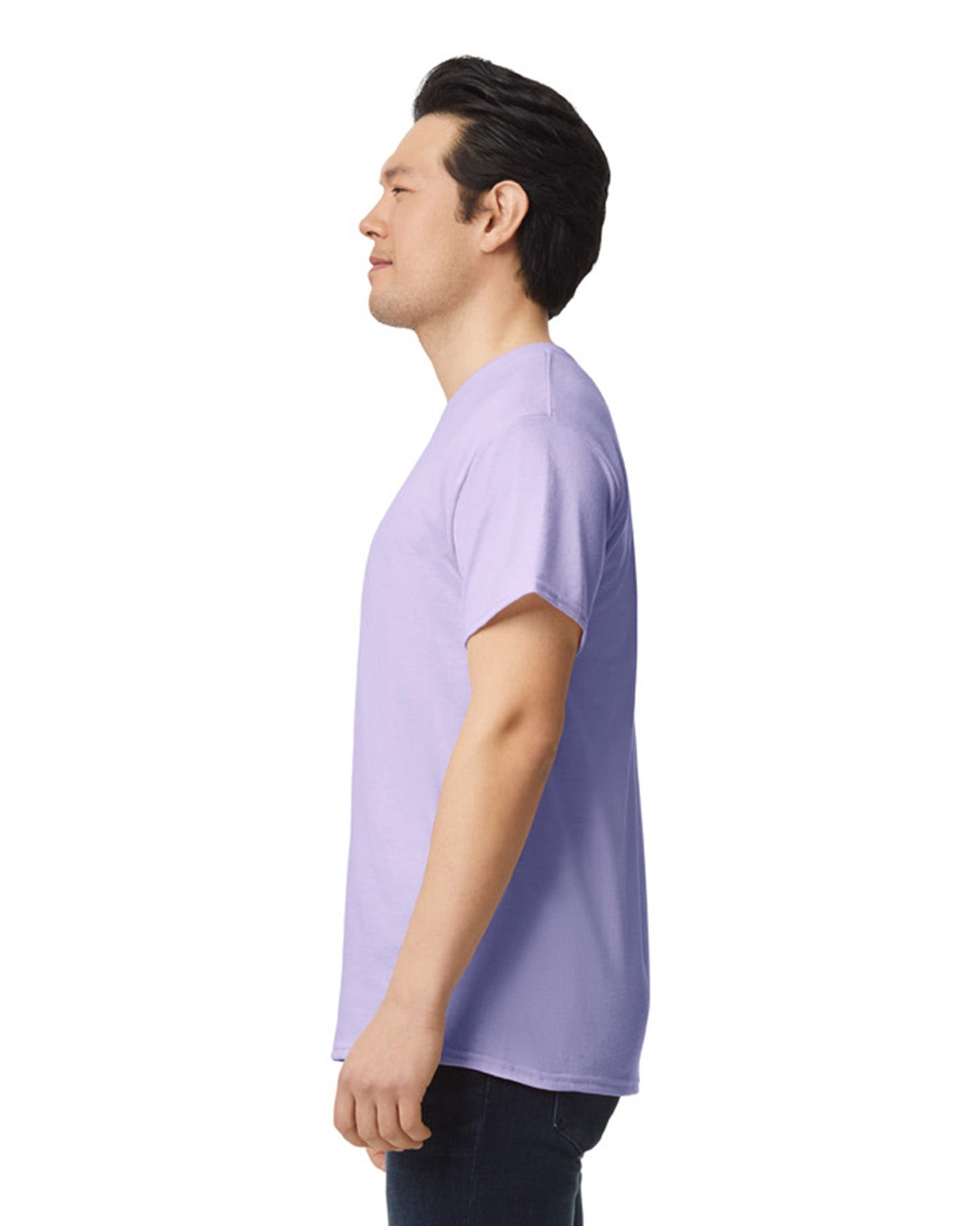 Large Orchid Gildan 8000 