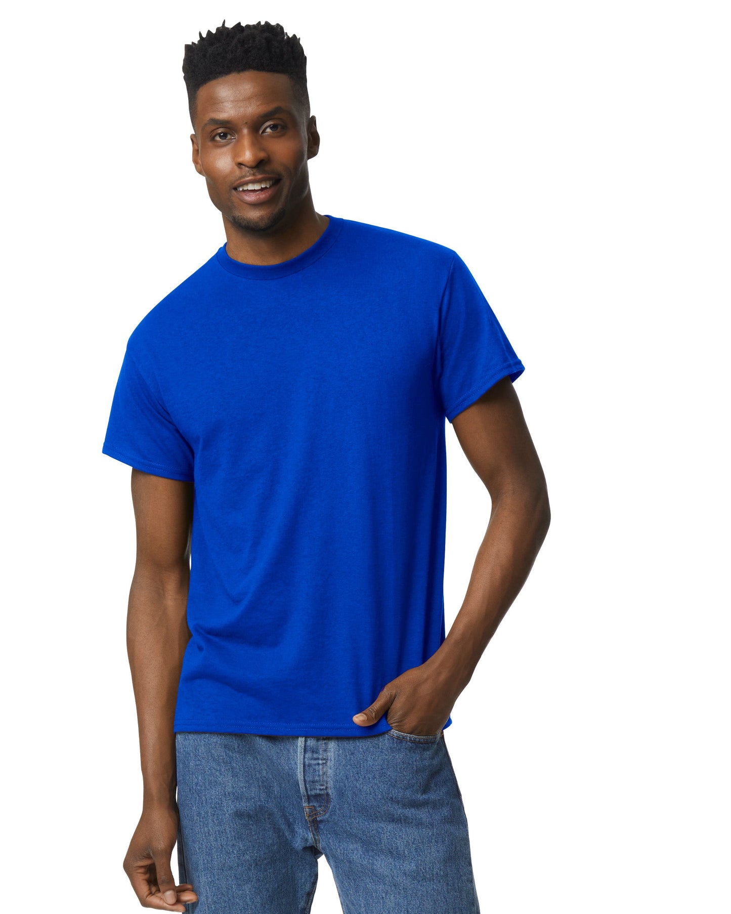 Small Deep Royal Gildan 8000 