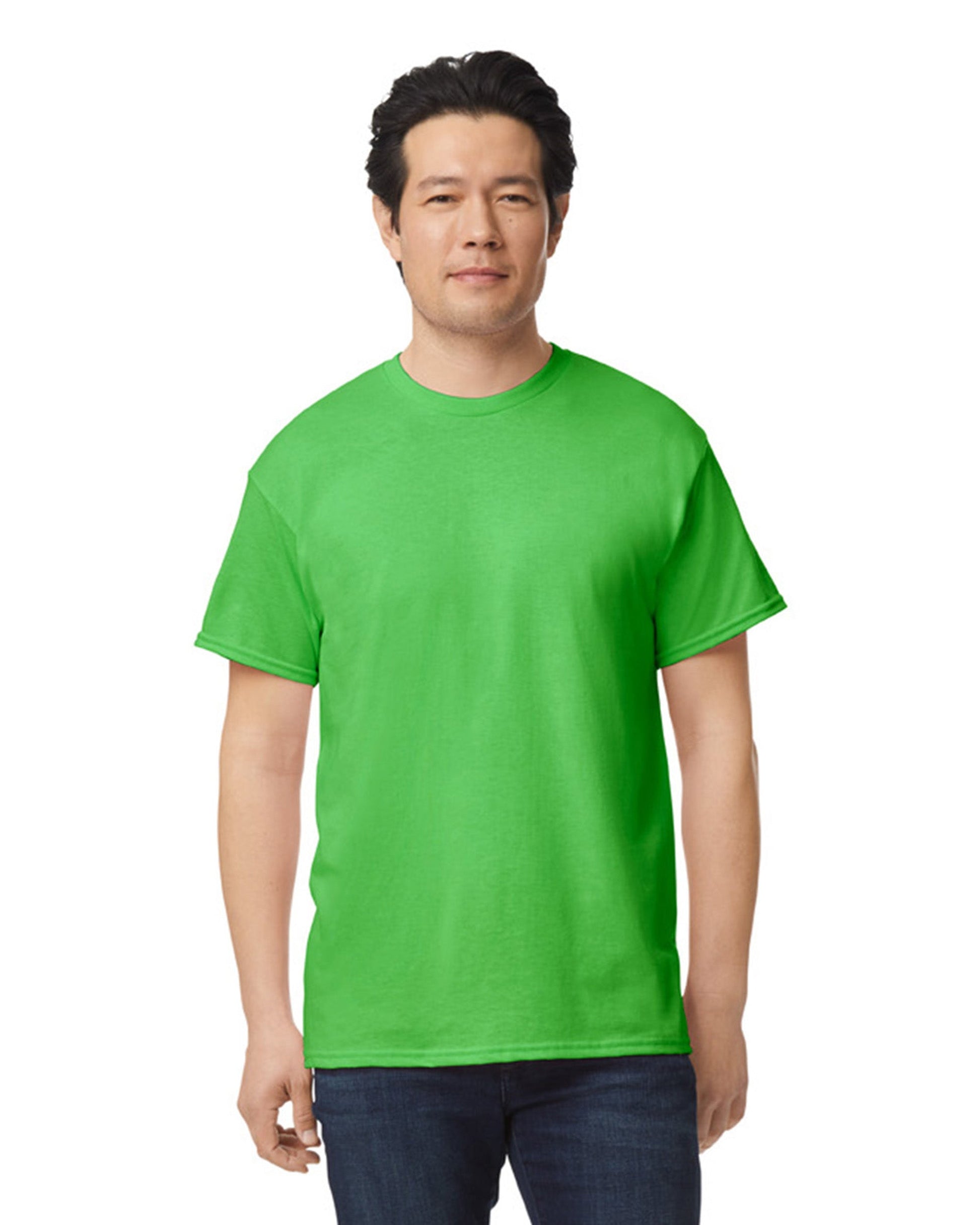 Large Electric Green Gildan 8000 