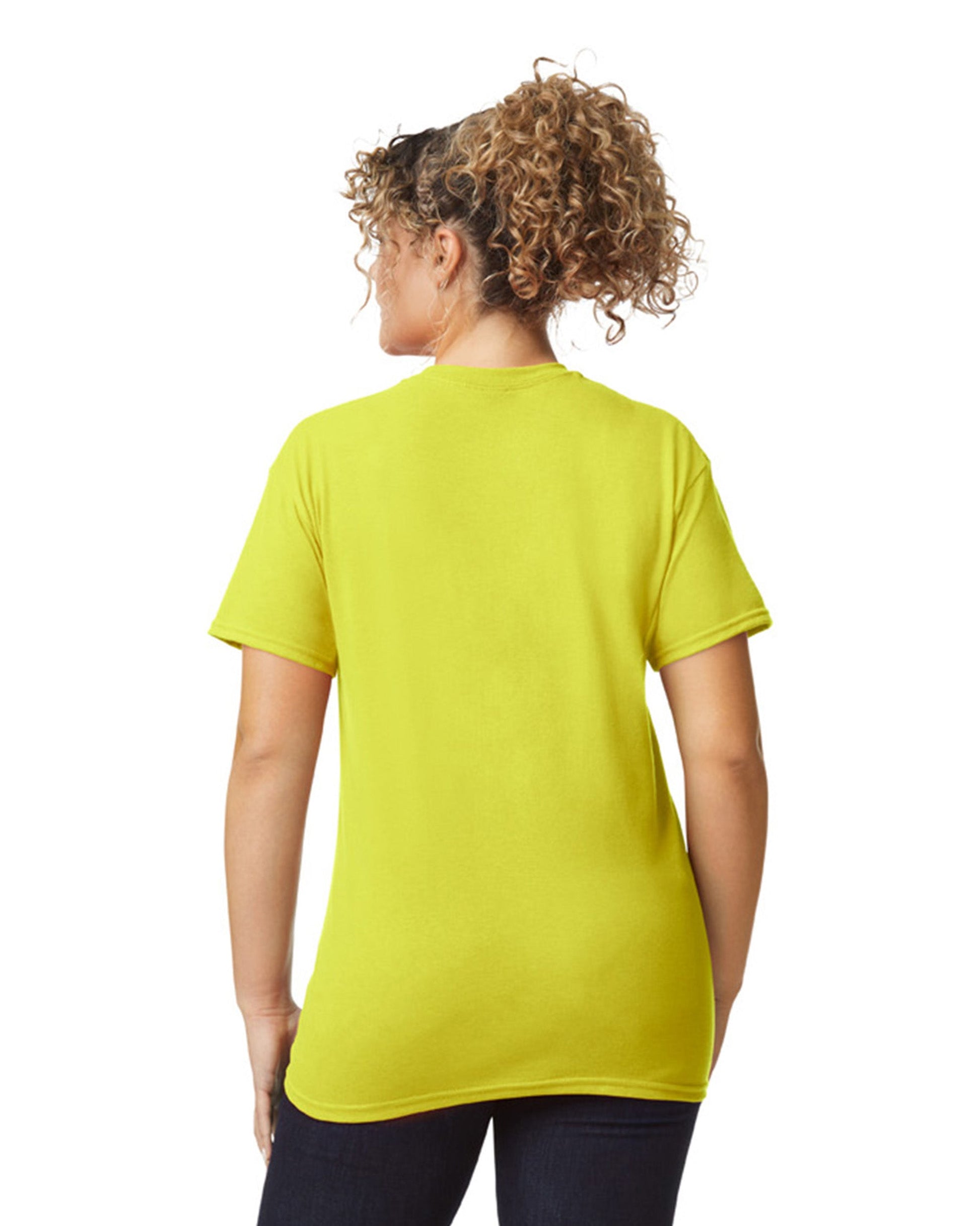 X-Large Safety Green Gildan 8000 