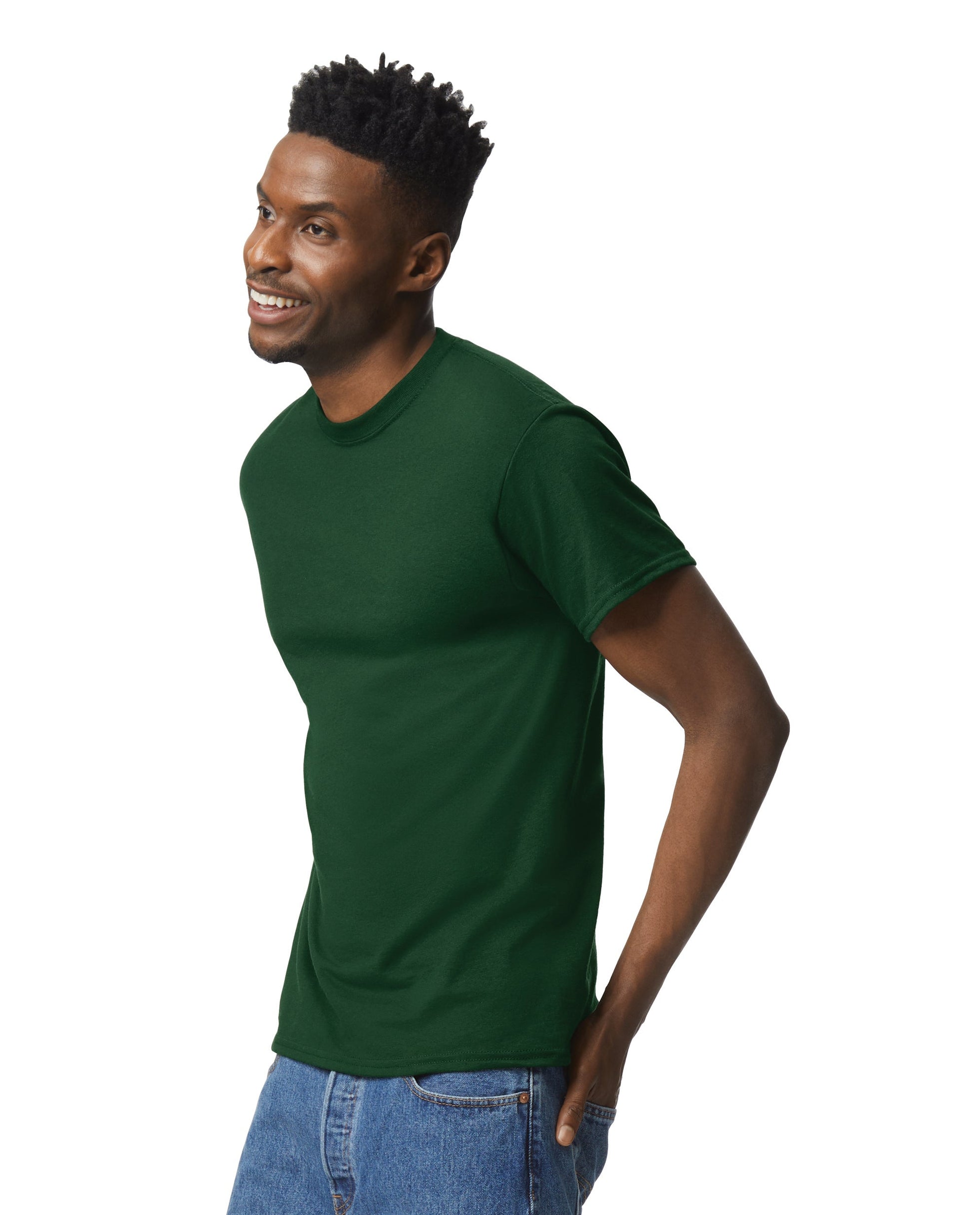 X-Large Forest Green Gildan 8000 