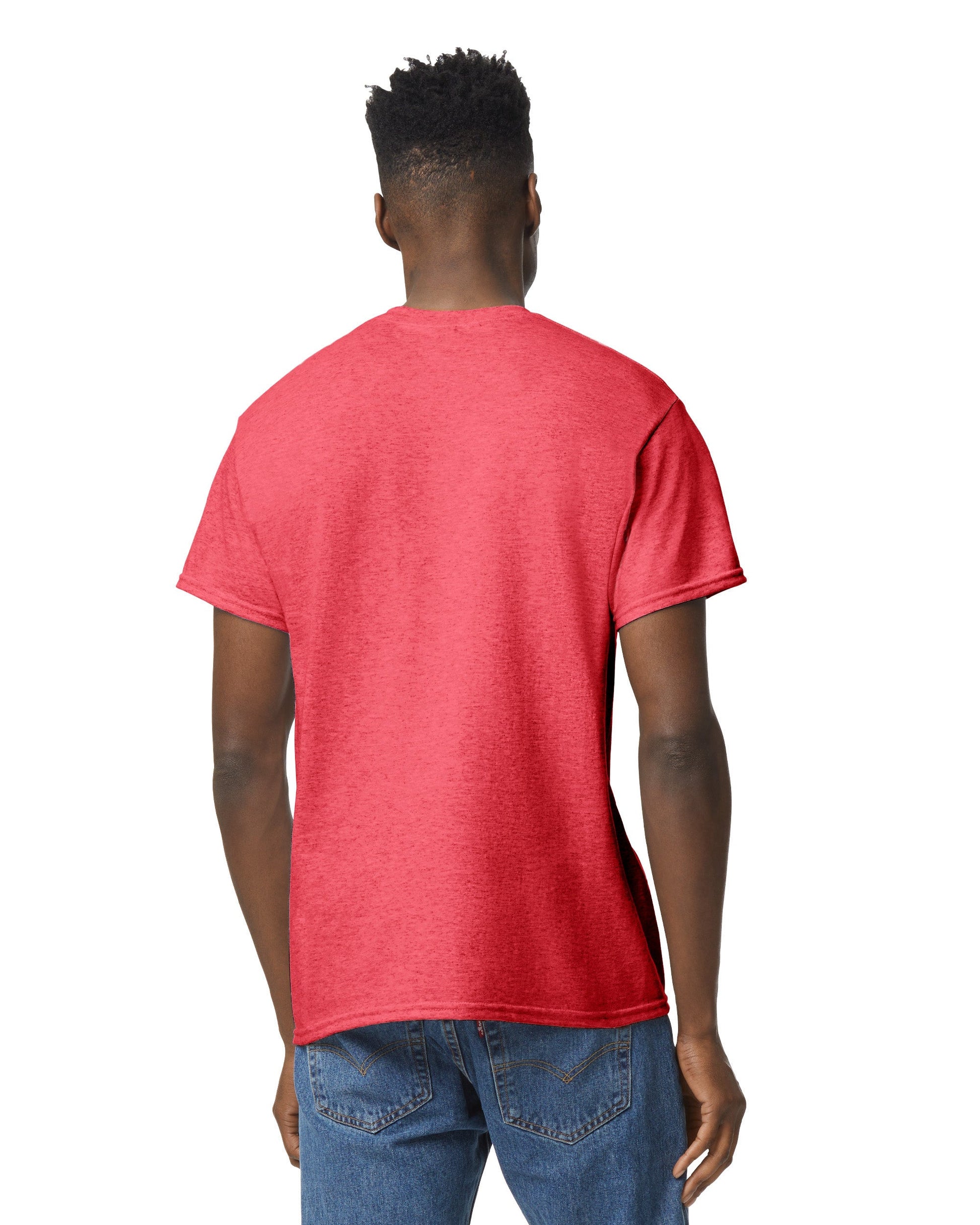 2X-Large Heather Scarlet Red Gildan 8000 