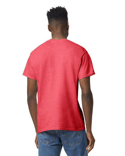 2X-Large Heather Scarlet Red Gildan 8000 