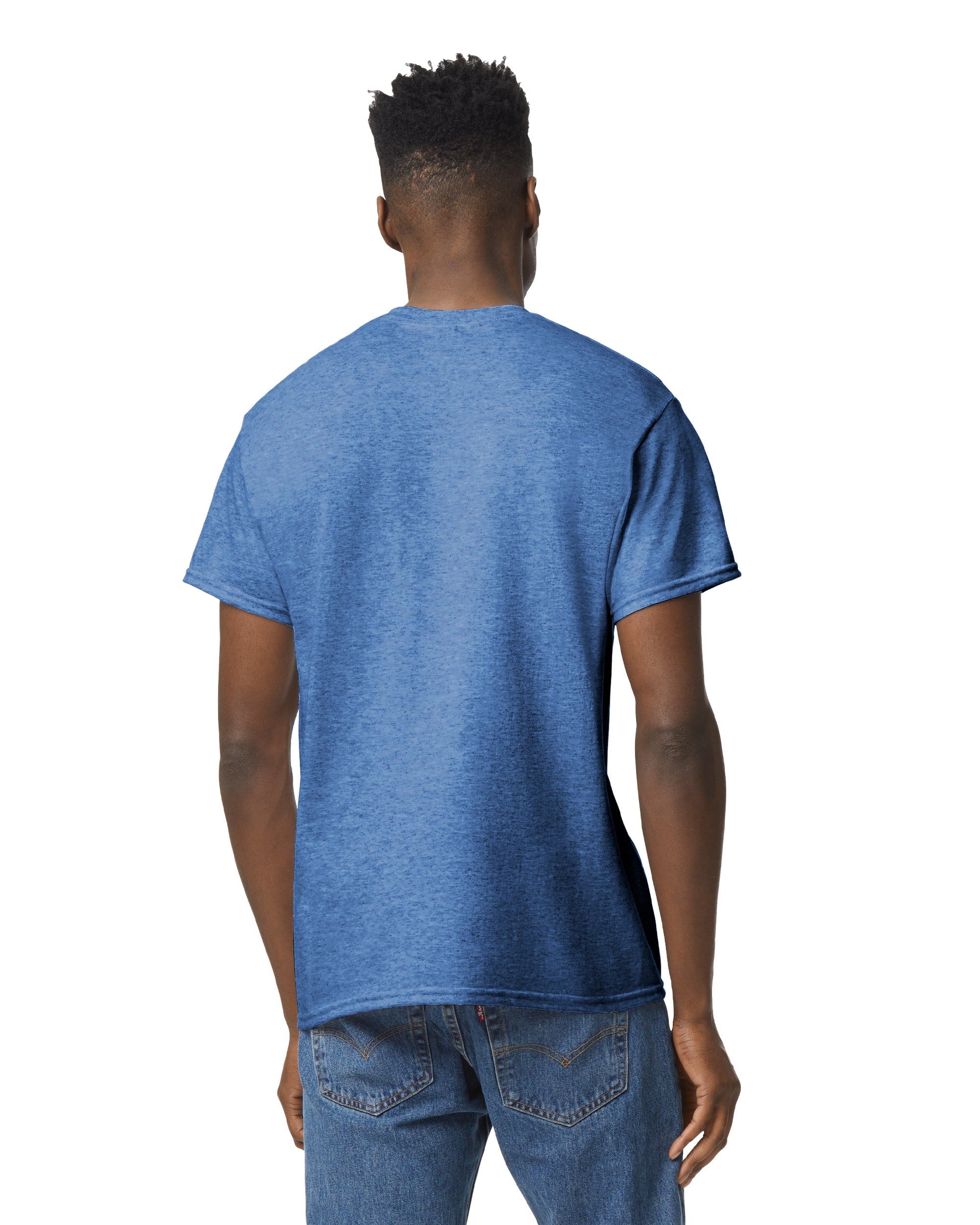 X-Large Heather Deep Royal Gildan 8000 