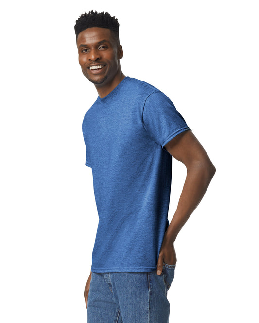 X-Large Heather Deep Royal Gildan 8000 