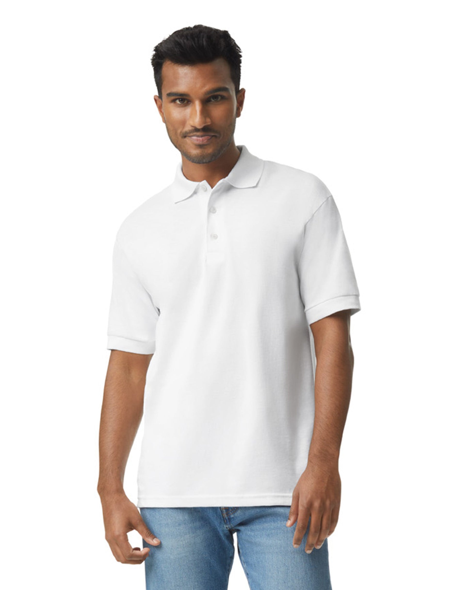 Large White Gildan 8800 