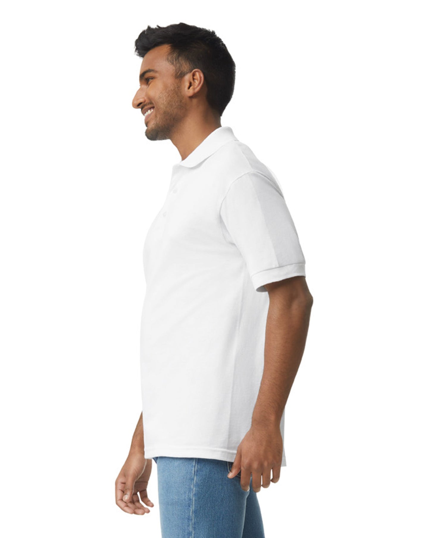 Large White Gildan 8800 
