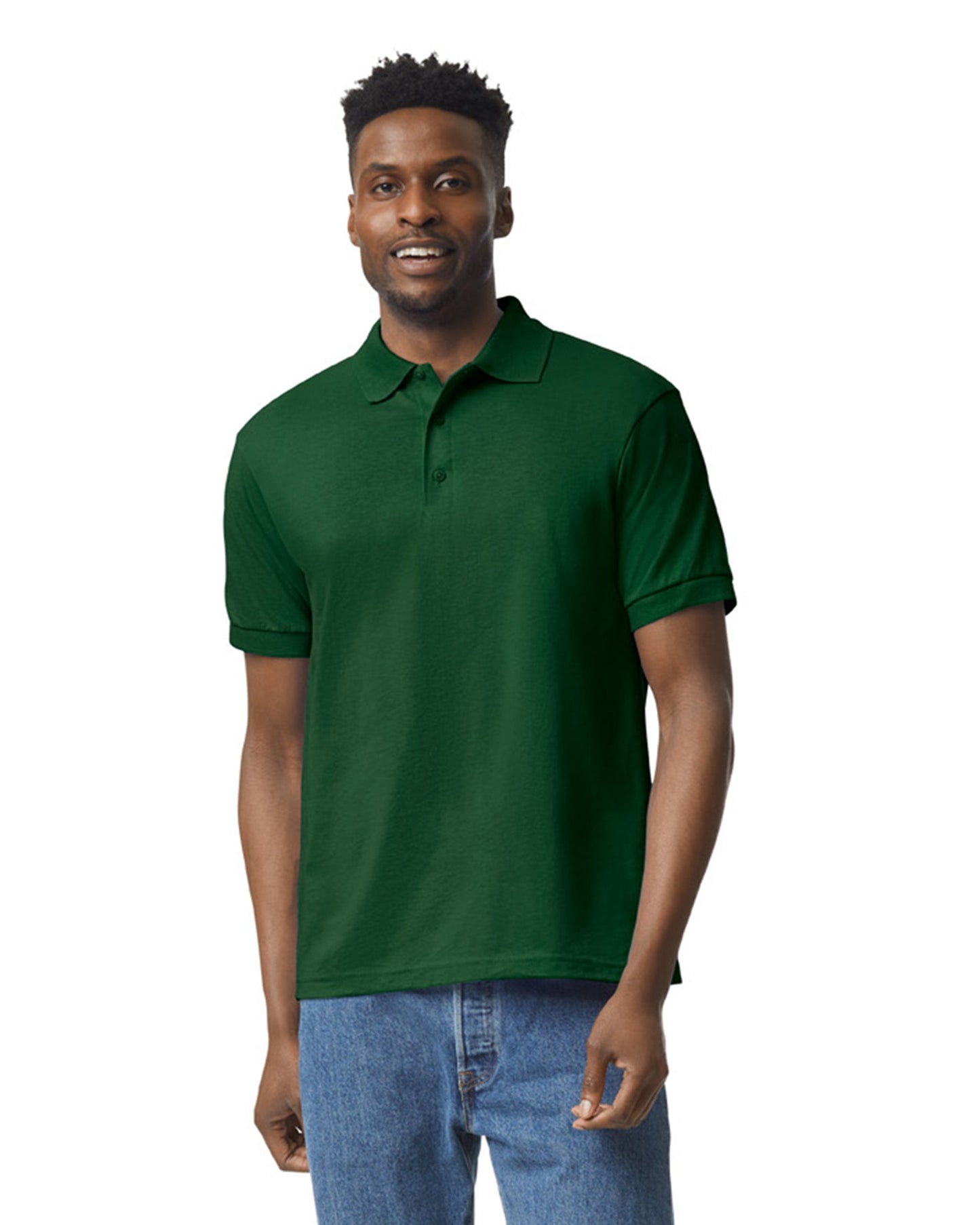 Large Forest Green Gildan 8800 