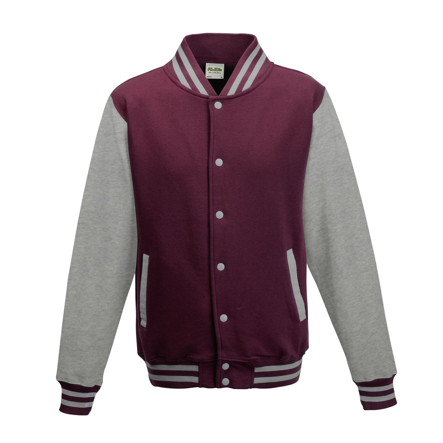 Large Burgundy/Heather Grey AWDis JHA043 
