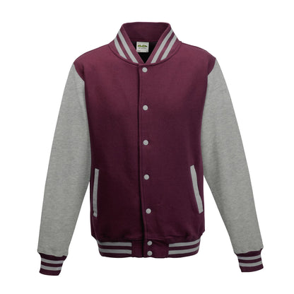 Large Burgundy/Heather Grey AWDis JHA043 