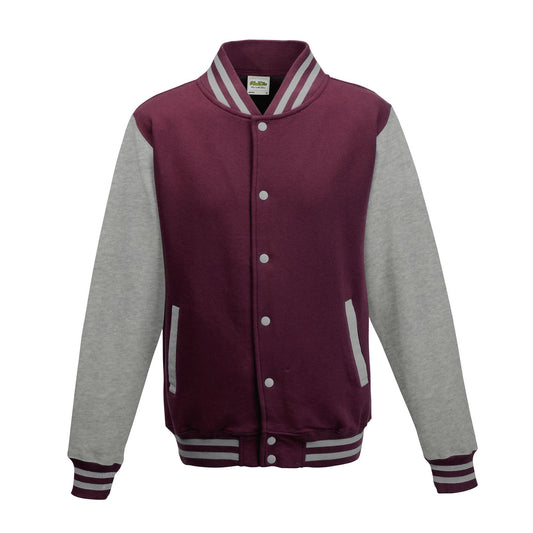 Large Burgundy/Heather Grey AWDis JHA043 