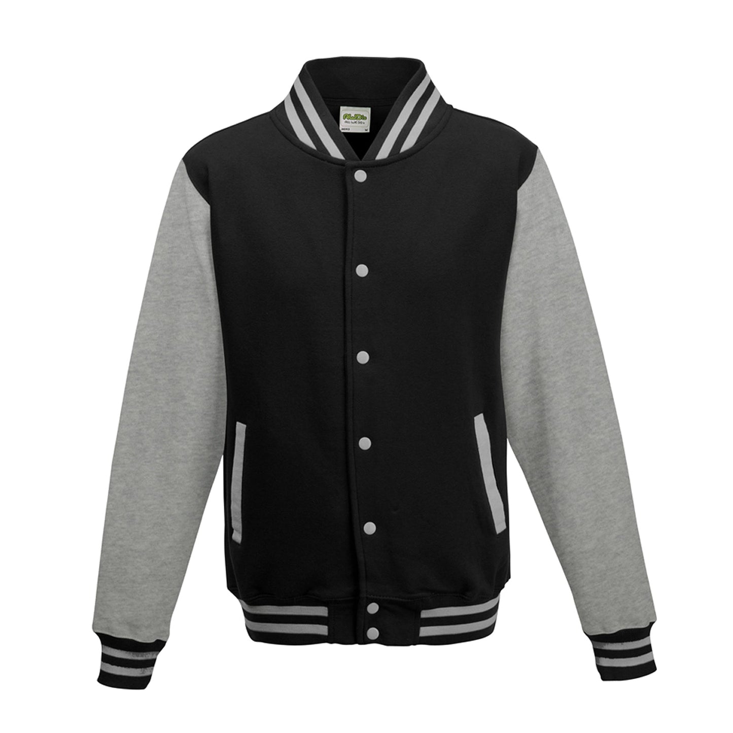 2X-Large Jet Black/Heather Grey AWDis JHA043 