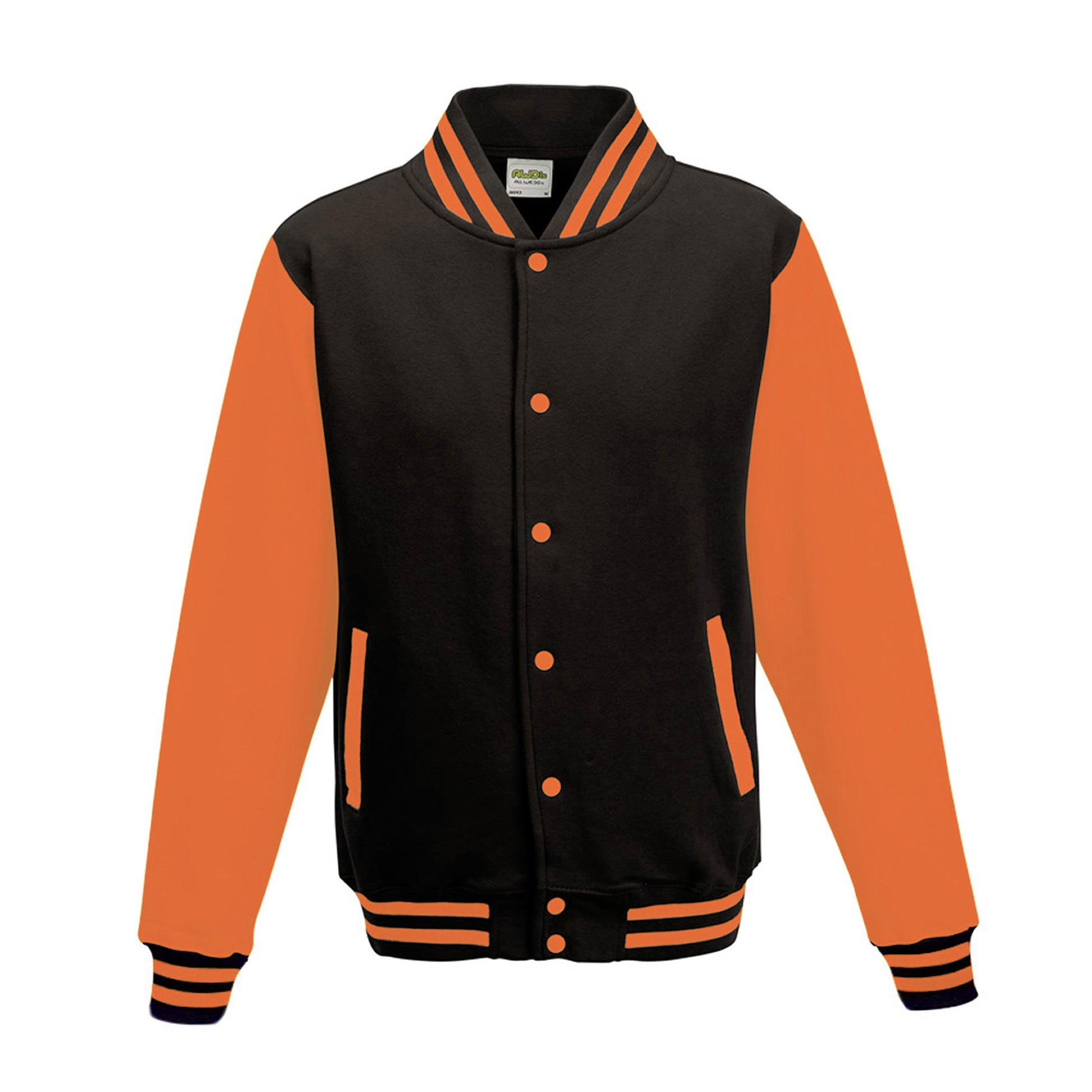 Large Jet Black / Orange Crush AWDis JHA043 