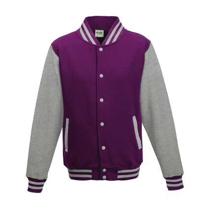 X-Large Purple / Heather Grey AWDis JHA043 