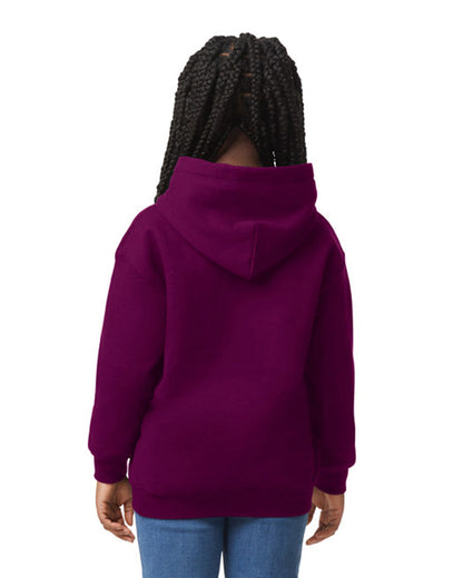 Youth Medium Maroon Gildan 18500B 