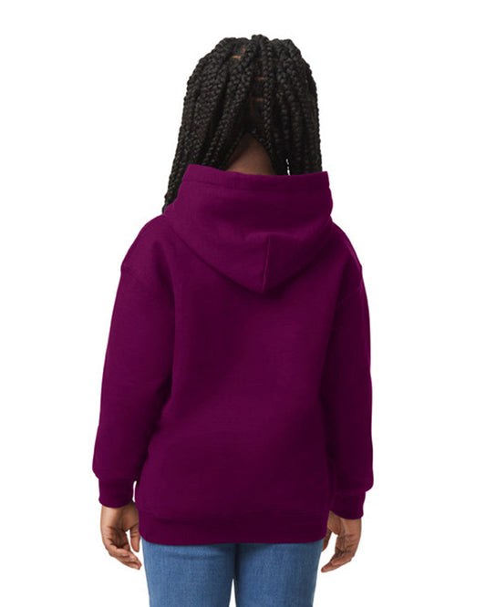 Youth Medium Maroon Gildan 18500B 
