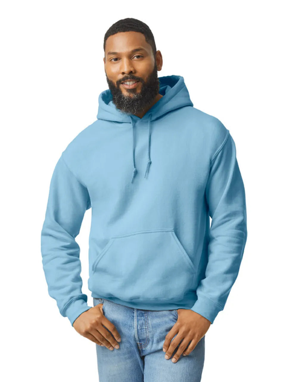 X-Large Light Blue Gildan 18500 
