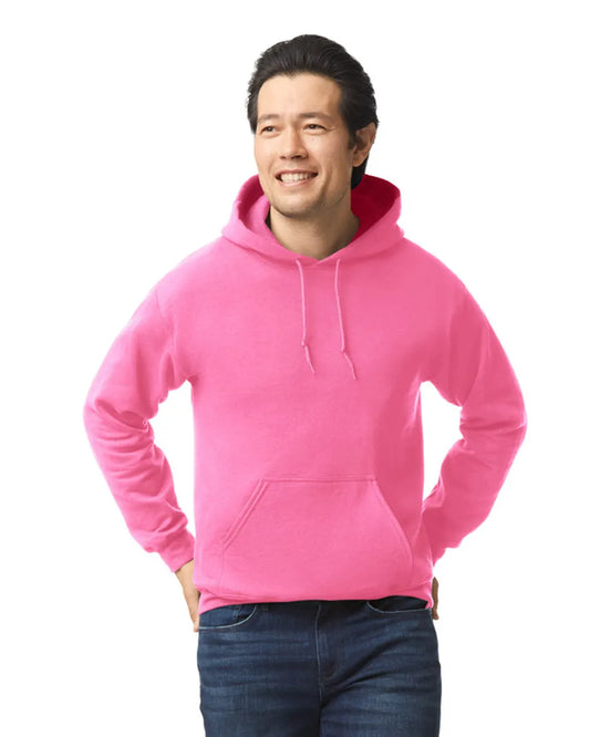 Large Safety Pink Gildan 18500 