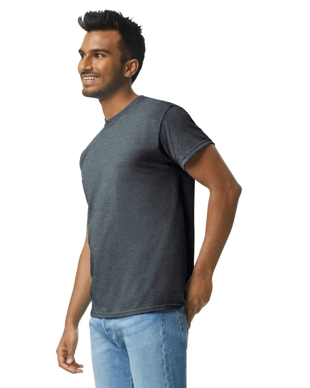 X-Large Dark Heather Gildan 2000 