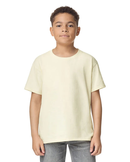Youth X-Large Off White Gildan 5000B 